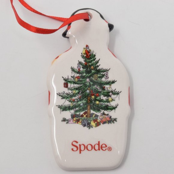 Spode Christmas Tree Mr Snowman Ornament Holiday Ceramic New in Box Traditional - Picture 5 of 7